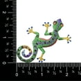 thumbnail image 2 of Caribbean Green Gecko Lizard, Facing Left, Embroidered, Iron on Patch, 2 of 5