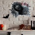 thumbnail image 4 of SZTXJ 3D Halloween Wall Stickers Scary Halloween Zombie Wall Floor Stickers, Long Hair Ghost Wall Decor Posters Decorations for Bar Pub Halloween Part, 4 of 5