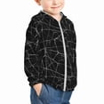 thumbnail image 2 of Kids Zip Up Hoodie for Boys Girls Toddler - realistic black spiderweb cool Lightweight Long Sleeve 3T Boys Girl Clothes, Sun Protection Windproof Jackets Hoodie Sweatshirt, 2 of 7