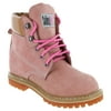 Safety Girl II Soft Toe Womens Work Boots - Light Pink - 5M
