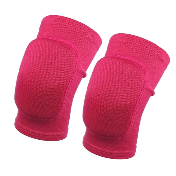 Vocoste 1 Pair Sporting Protective Knee Pad Breathable Flexible Knee Support Brace Sponge Rose Red Size L