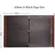 thumbnail image 5 of Leather Diy Photo Album Scrapbook Album Photo Book Vintage Photo Book, 5 of 5