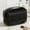 Black2, variant on Suncoda Make Up Bag Makeup Bag Pleated Wash Bag Travel Portable Half Round Storage Bag Small Makeup Bag On Clearance