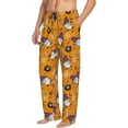 thumbnail image 2 of Xecao Halloween Witches Gnome Men's Straight Lounge Pajama Pants: The Ultimate in Comfortable Sleepwear, 2 of 9