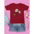 thumbnail image 3 of Butterflies And Daisies. T-Shirt Juniors -Image by Shutterstock,  Large, 3 of 4