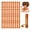 Dark Orange Color, variant on Perm Rods,60 pcs Hair Rollers for Natural Hair Long Short Styling Tool Curlers Small Size 0.59 inch Gray Color