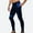 Navy, variant on dzxyzu Men's Compression Pants Leggings Tights with Pockets Sports Baselayer Athletic Tights Pants for Basketball Running Blue