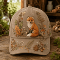 thumbnail image 4 of Animal Floral Baseball Cap, Adjustable Wildlife Pattern Dad Hat for Women & Men, Lightweight Outdoor Sun Hat, Fashion Casual Hat for Daily Travel and Holiday Gifting, 4 of 6
