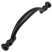 GLIDERITE HARDWARE GlideRite 3 in. Center Classic Arch Cabinet Pull, Matte Black