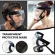 thumbnail image 2 of Protector facial súper protector – Visera protectora de cara completa, máscara facial transparente y duradera, protector facial reutilizable antivaho HD – para hombres, mujeres y adultos, 2 of 5