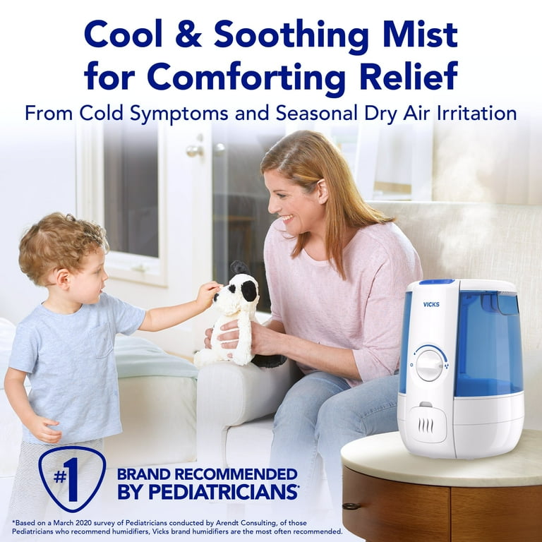 Vicks Cool Relief Ultrasonic Humidifier, 1.2 Gallon photo 2