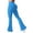 Emerald Blue, variant on Flare Leggings with Pockets for Women Scrunch Workout Leggings Butt Lifting Gym Yog Bell-Bottomed Pants Rose red M