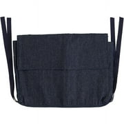 DMI Multi-Pocket Walker Bag for Folding Walker, Rollator Carry-All Pouch Bag, Blue Denim