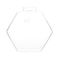 thumbnail image 5 of Hexagon Shape Wall Hanging Vase Transparent Plant Flower Pot, 5 of 5