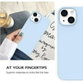 thumbnail image 5 of Sumao Designed for iPhone 14 Case, Silicone Shockproof Slim Thin Phone Case (Baby Blue), 5 of 5