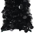 thumbnail image 4 of Árbol de Navidad VidaXL Pop-Up, 1,5 m, material PET negro, 4 of 7