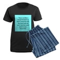 thumbnail image 5 of CafePress - Albert Ellis Quote Women's Dark Pajamas - Women's Short Sleeve Print T-Shirt and Pants Dark Cotton Pajama Set, 5 of 7