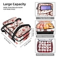 thumbnail image 3 of Valentine's Day Double Layered Insulated Refrigerated Lunch Bag with Two Compartments - Large Capacity Hand-Carry Meal Bag, 7.1x11.4x16.1 inches, 3 of 6