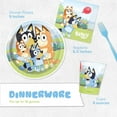 thumbnail image 2 of Unique Bluey Birthday Party Supplies | Bluey Party Supplies | Bluey Birthday Decorations | Bluey Party Decorations | With Bluey Tablecover, Bluey Plates, Bluey Cups, Bluey Napkins, Forks, 2 of 4