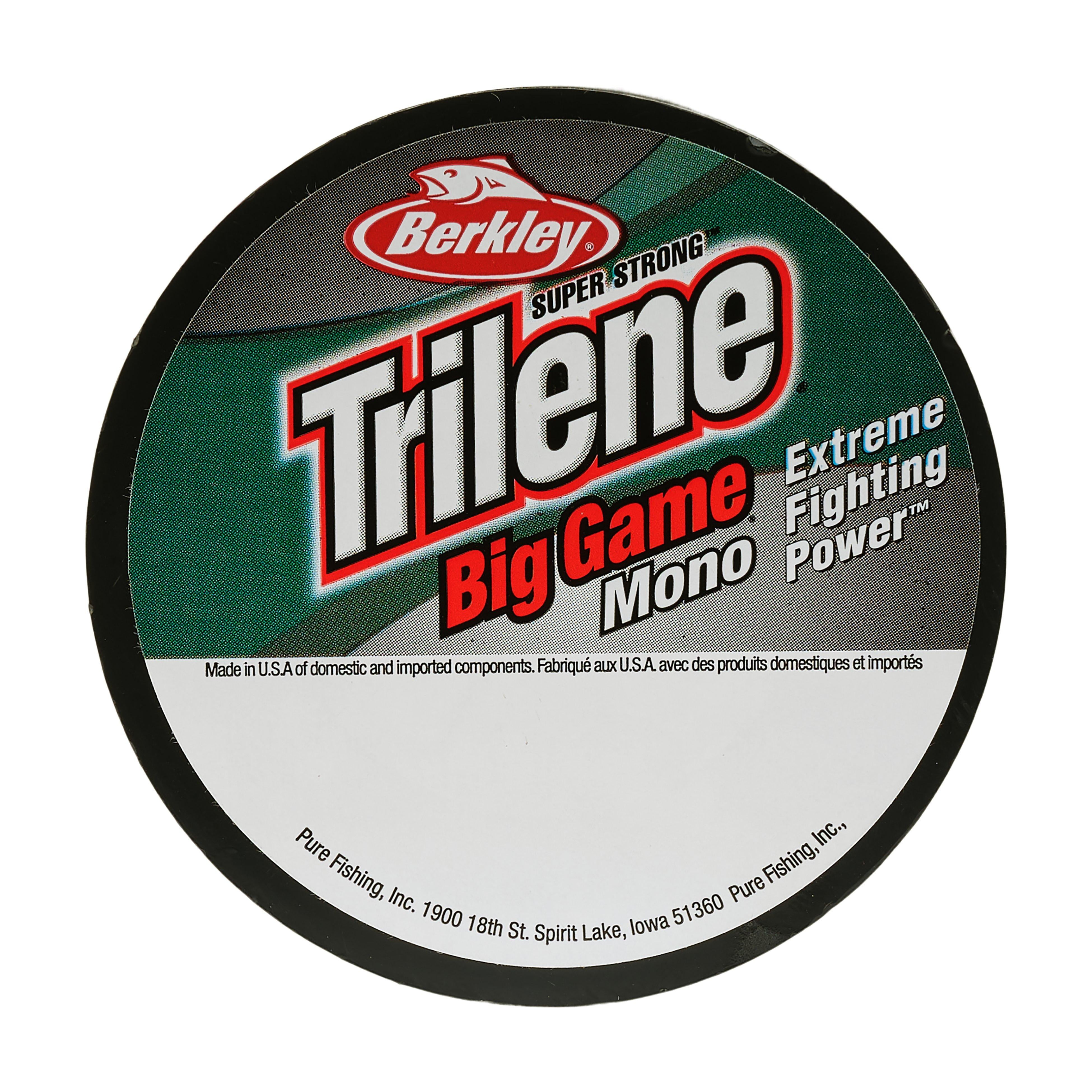 Trilene Big Game, Pink Coral, 50lb 22.6kg, 275yd 251m Monofilament Fishing  Line, Suitable For Saltwater And Freshwater Environments