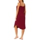 thumbnail image 3 of Vestido de pijama de lounge para mujeres INSPIRE CHIC, ropa de dormir, camisón de tirantes, noche roja, 3 of 6