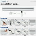 thumbnail image 7 of Keego Motorized Blinds with Remote Control Rechargeable Battery Automatic Window Shades Smart Blackout Roller Shades for Home Office Hotel Blue 60"W X 93"H, 7 of 7