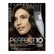Clairol Perfect 10 by Nice 'n Easy Hair Color, 4G Dark Golden Brown, 1 Kit