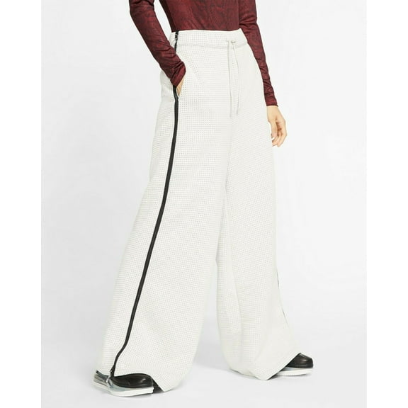 Nike Sportswear City Ready Light Bone/Black Women's Fleece Pants Size S