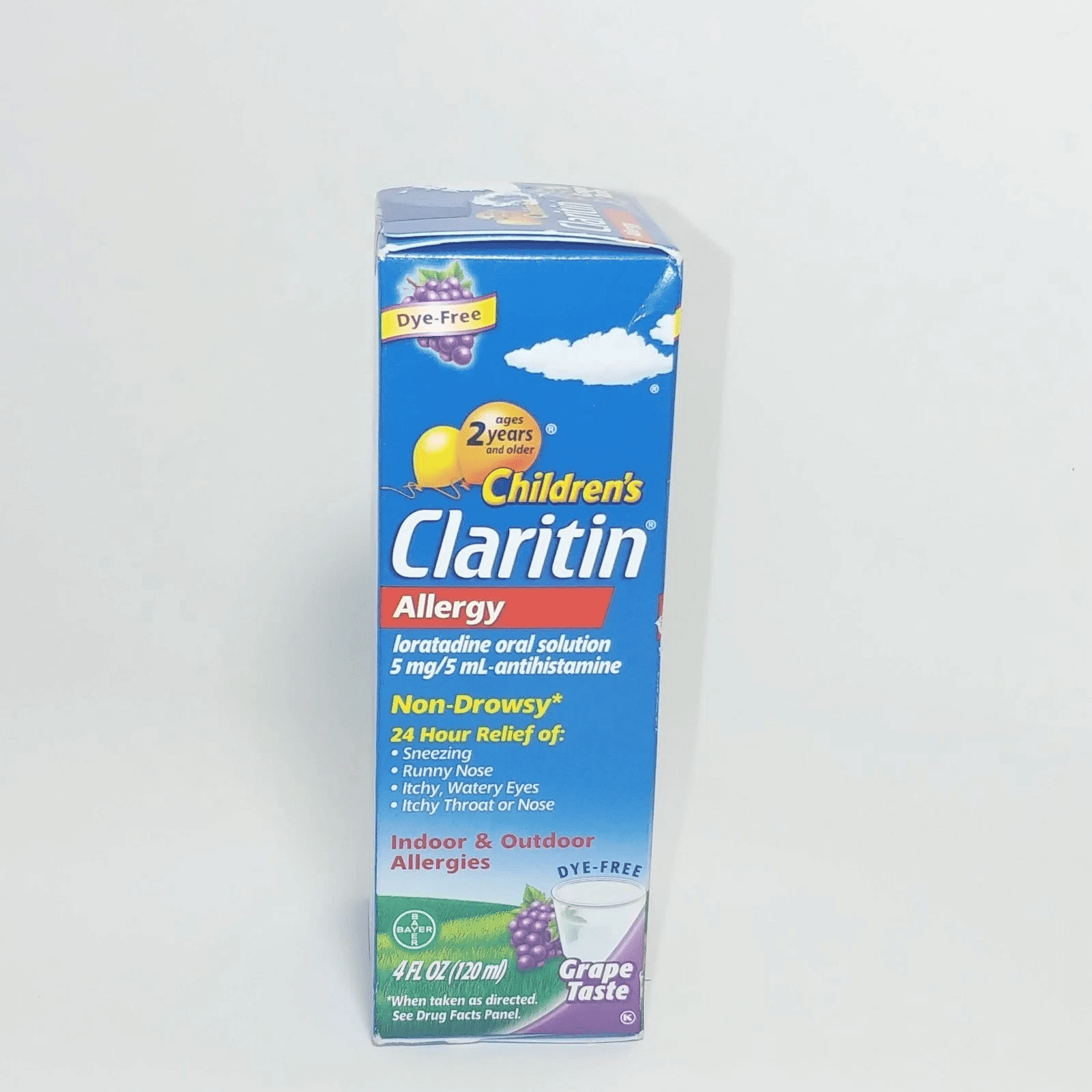 Claritin Children's Allergy Solution Grape Flavor - 4 oz, Pack of 4