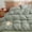 Grid Dark Green White, variant on NAYOROOM 100% Cotton Gingham Duvet Cover Queen Set, 3-Piece Linen Like Textured Breathable Soft Bedding Cover (Dark Green Gingham)