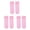 Pink, variant on 3 Pairs Ice Silk Socks for Women Summer Ultra Thin Crew Socks Casual Mid Calf Stacked Socks Elastic Above Ankle Bootie Socks