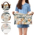 thumbnail image 5 of Yayeee Foldable Storage Basket for Shelves with Handles Waterproof Cloth Bins, Whimsical Leaves, 5 of 7