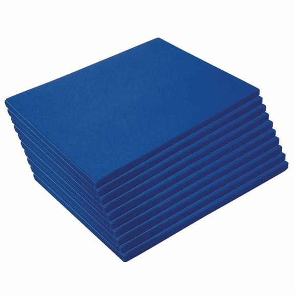 Colorations Heavyweight Bright Blue Construction Paper Pack, 9" x 12" - 500 Sheets