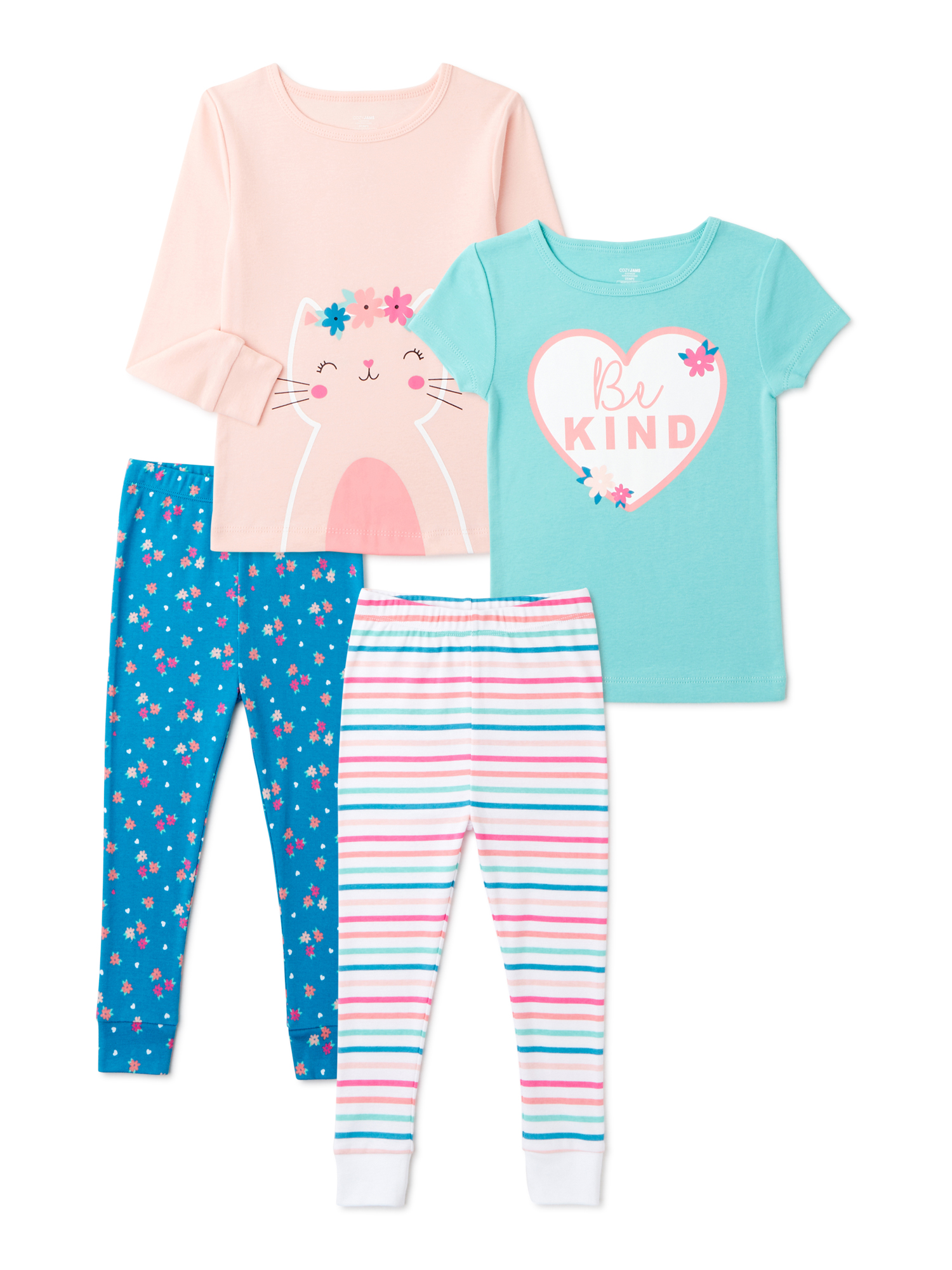 Cozy Jam Cozy Jam Baby & Toddler Girls Snug Fit Cotton Short & Long