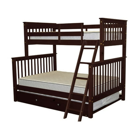 Bedz King Twin Over Full Bunk Bed With Trundle Bedz King Twin Over Full Bunk Bed With Trundle