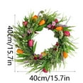 thumbnail image 6 of Everyday Front Door Wreath Spring Decor, Outside Artificial Wreath Front Door Decor, Summer Wreaths for Indoor Outdoor Wall Décor, 6 of 6