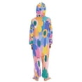 thumbnail image 3 of Vzayyk 4T-14Y Size Aviliable Cozy One-Piece Footless Sleeper Pajama Abstract Flowers, 3 of 8