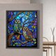 thumbnail image 3 of Kit de pintura por números sobre lienzo, arte al óleo artesanal, imagen de búho, decoración de pared del hogar, 50x60cm, 3 of 9