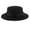 Black, variant on Segolike Vintage Fedora Hat Wide Brim Felt Hat Men Wedding Winter Trilby Hat Black
