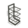 thumbnail image 3 of WEGFTDUOP 4-Tier Carbon Steel Pot Rack, Adjustable Under-Sink Organizer, Space-Saving Kitchen Shelf, Multi-Height Storage for Pans, Lids & Bakeware, 52x26x22 cm, Easy-Assemble, 3 of 6