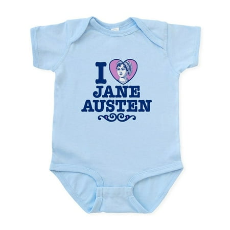 

CafePress - I Love Jane Austen Infant Bodysuit - Baby Light Bodysuit Size Newborn - 24 Months