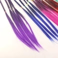thumbnail image 3 of GIXUSIL 6 Pieces Christmas Decorations Colored Braids Hair Extensions with Rubber Band Rainbow Braided Kids Hair Extensions Hair Accessories for Children Performance Kids Girls Cosplay Party Dress, 3 of 5