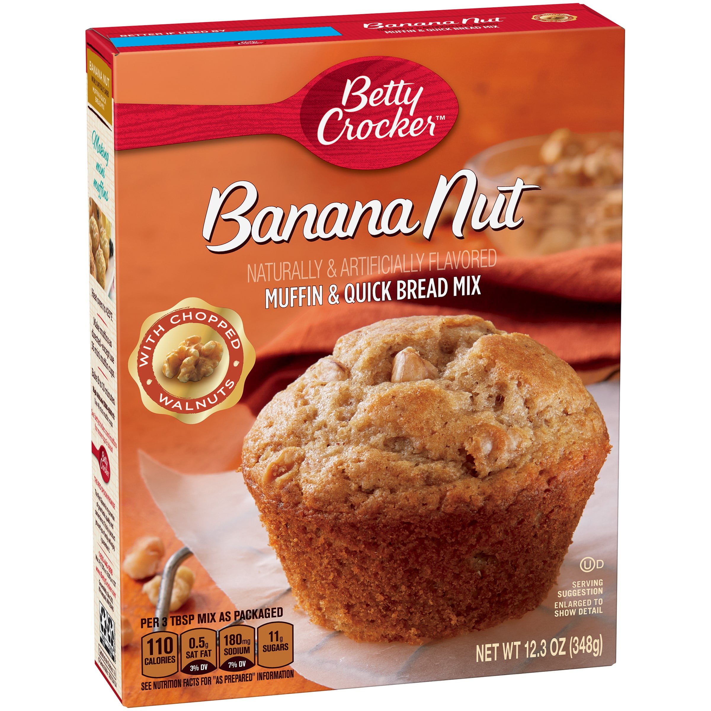 Betty Crocker Muffin & Quick Bread Mix, Banana Nut, 12.3 Oz by General Mills