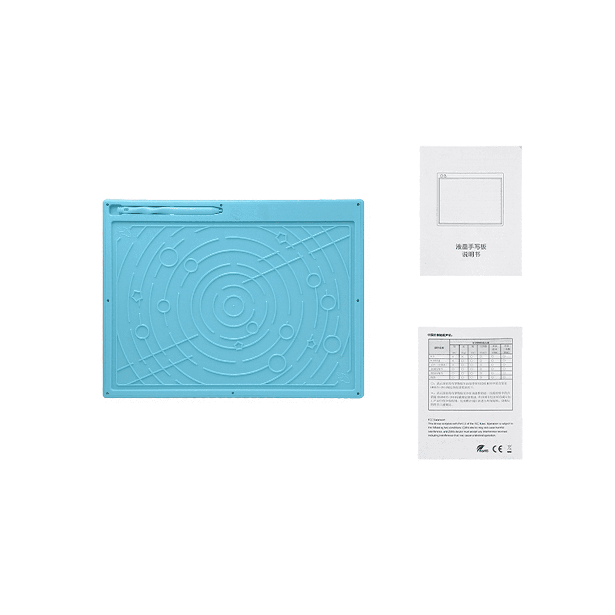 School Season LCD Writing Tablet 16 Inch Drawing Board Color Rechargeable LCD Electronic Handwriting Tablet,Blue