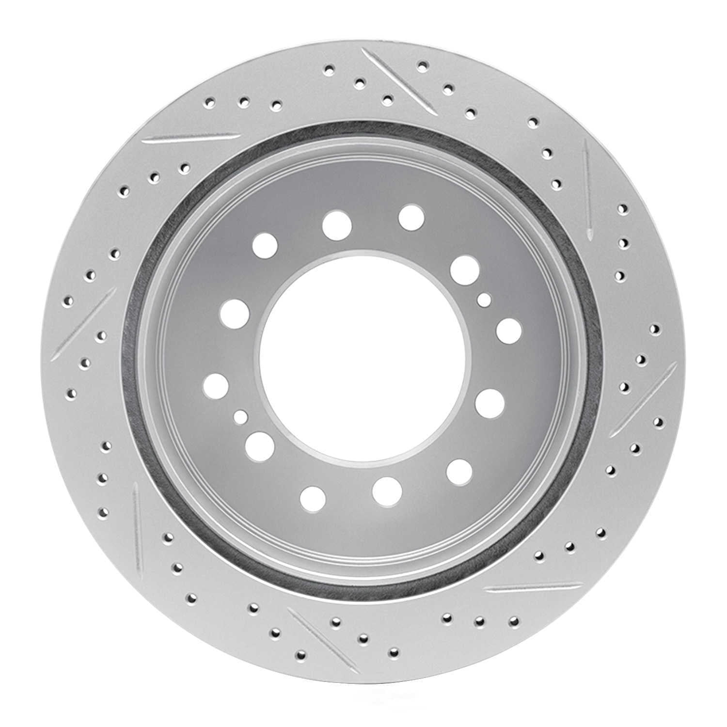 Dynamic Friction Company 830-76127L DFC Geoperformance Rotor - Drilled and Slotted