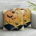 thumbnail image 3 of Nawypu  Boho Abstract Modern Art Decorative Throw Pillow Cover, Minimalist Geometric Bohemian Sun Moon Decoration, Botanical Plant Square Pillowcase Cushion Case Sofa Couch Home Decor, 3 of 5