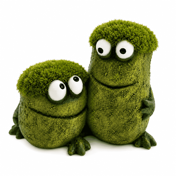 Lonmuju Frog Mini Resin Succulent Planter Pot, Cute Animal Indoor Plant Pot for Desk Home Office Decor