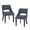 Navy, variant on ClinQ Dining Chair,Morden Wood Leg Upholstered Kitchen Chair Set of 4, Lightgreen-Walnut Leg