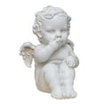 thumbnail image 2 of 2 Uds Estatua de ángel Escultura de Estatuil de Jardín Decoración de Estante Libre para Colco estatuas de ángeles, 2 of 7