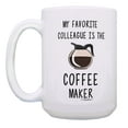 thumbnail image 2 of ThisWear Coffee Lover Gifts Favorite Colleague is the Coffee Maker Office Gifts Gift 15oz Coffee Mug, 2 of 4